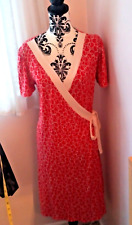 STUNNING BARBARA HULANICKI MOCK WRAP DRESS SIZE 14