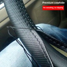 New leather diy car steering - diy,