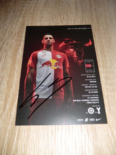 DOMINIK SZOBOSZLAI-HUNGARY-RB LEIPZIG-RED BULL SALZBURG AUTOGRAPH CARD
