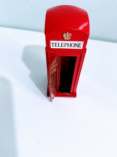 Red telephone booth - red,