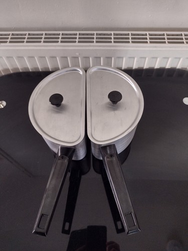 Set half moon saucepans - 2,