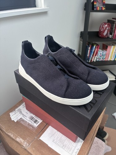 Zegna navy oasis cashmere - navy,