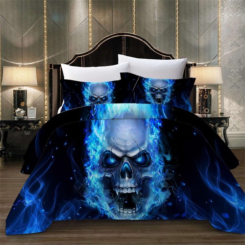 Skull duvet quilt cover - skull,