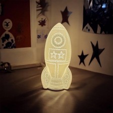 Rocket Night Light LED Kids
