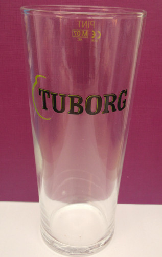 Tuborg danish beer 2007 pint - danish,