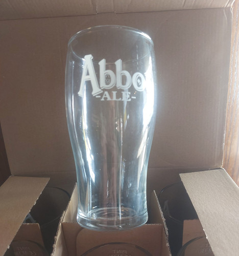 Abbot ale branded six - branded, pint