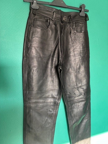 Vintage real leather - leather, biker