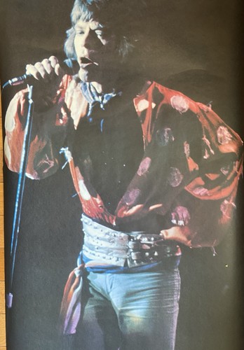 Rare 1972 mick jagger rolling - jagger,