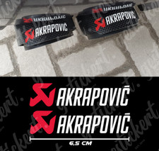 2x 6.5 cm exhaust sticker for