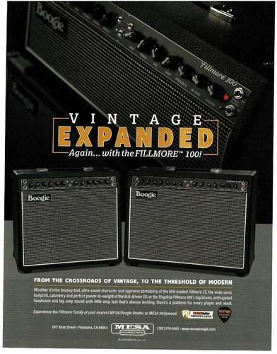 2019 mesa boogie fillmore - mesa,