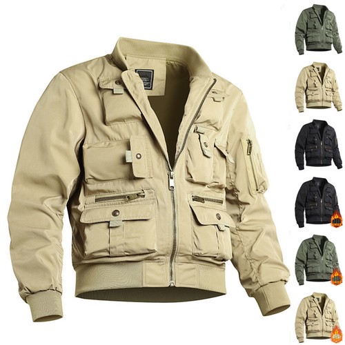 Men vintage military bomber - men,