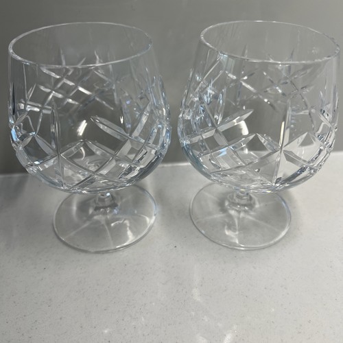Vintage lead crystal cut - x,
