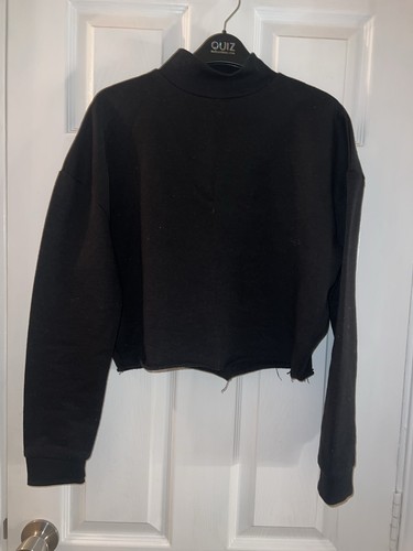 Cropped black turtleneck - cropped,