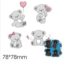 Bear Metal Cutting Dies Animal