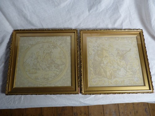 Beautiful vintage framed pair - framed,