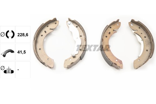 Brake shoe set for - brake,