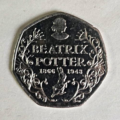 Beatrix potter 50p - uk, coin