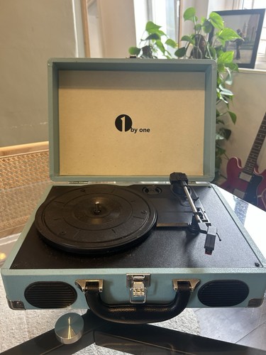 One vintage portable - by,