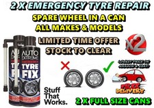 2 X TYRE WELD SPARE WHEEL IN A