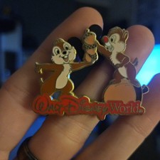 Disney Trading Pin 28232 DLR - Chip and Dale Disneyland Resort Logo