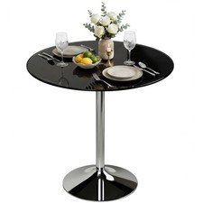Homcom round bar table - bar, table,