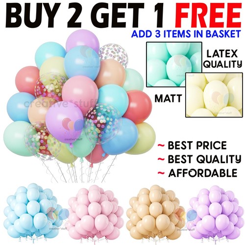 100 latex pastel baloon - 100,