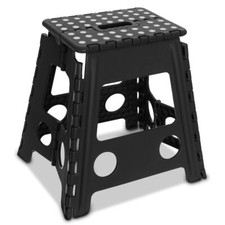 Multi Purpose Plastic Folding Step Stool Home Kitchen Easy Storage Foldable Seat
