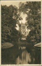 Cambridge St John's College Chapel 9986 Photochrom