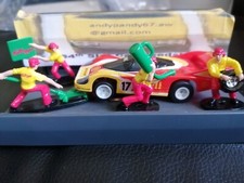 Aurora Tomy AFX Tyco Autoworld Micro Scalextric Set 1  Race Team 4 Characters