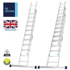 TB Davies Aluminium Extension Ladders - Double & Triple Extension Ladders
