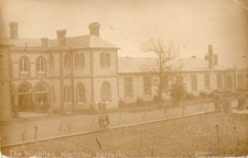 WW1 Military RP POSTCARD - The Hospital, Hounslow Barracks, Middlesex