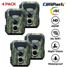 4 Pack Trail Camera 48MP 4K