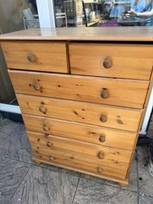 Wooden Chest of Draws 5 Rows