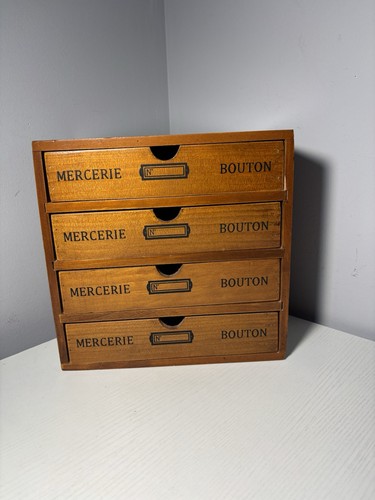 Wooden drawer mercerie - wooden,