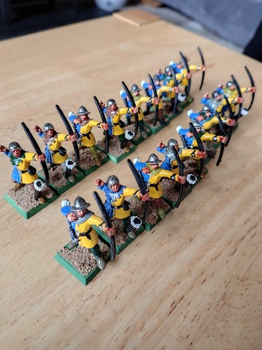 Bretonian archers well painted - bretonian,