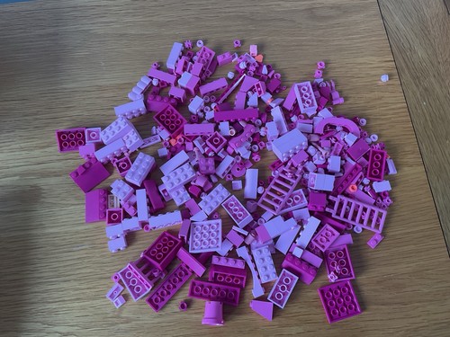 Lego loose bricks pink variety - loose,