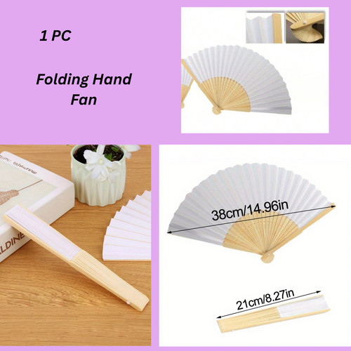 White paper fan - white,