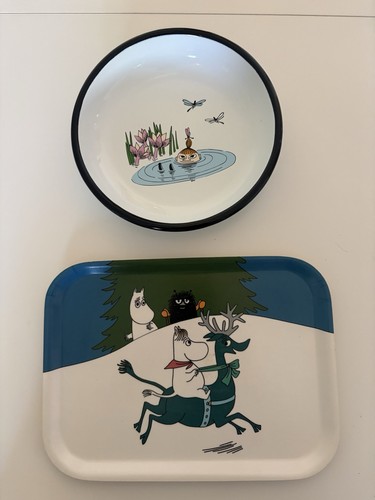 Moomin birch tray - &, enamel