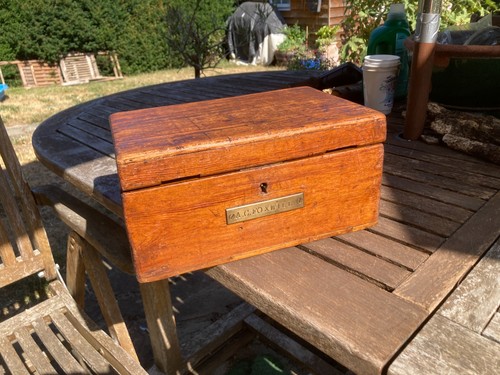 Antique sailors ditty box ww1 - antique,