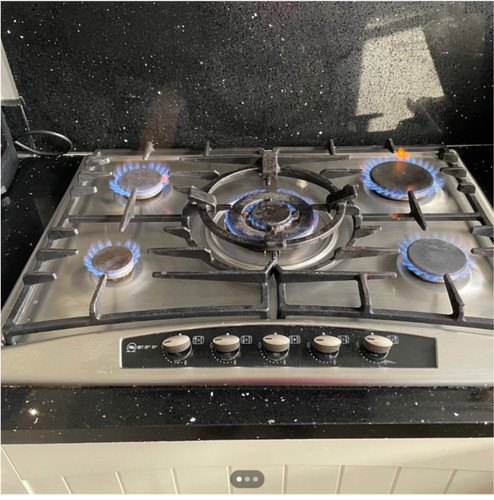 Fully working 70cm burner - fully, 5