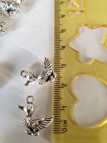 Ducks charms pendants for - ducks, (12)