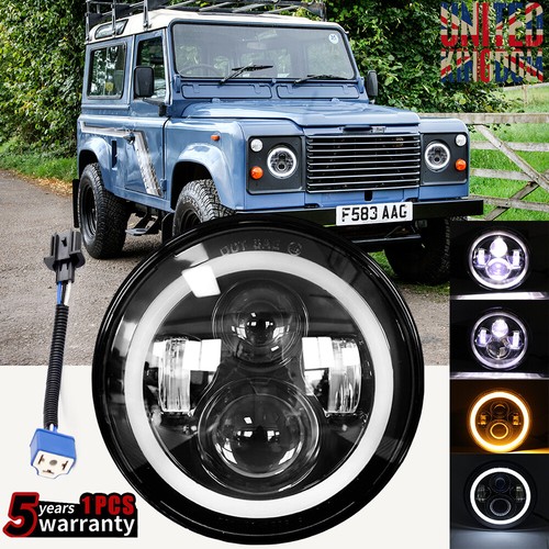 Inch led headlight halo drl - led,