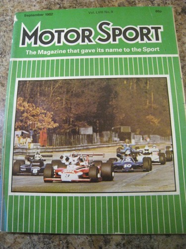 Motor sport sep 1982 - motor,