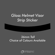 Helmet visor sun strip sticker - visor,