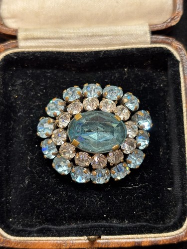 Vintage gilt aquamarine - vintage,