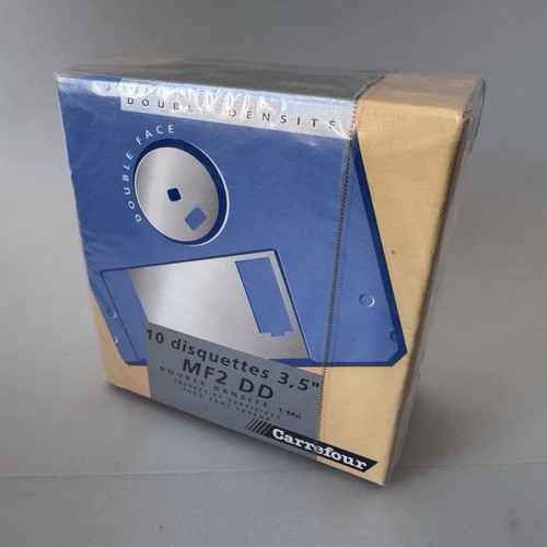 10x carrefour floppy disks - 10x,