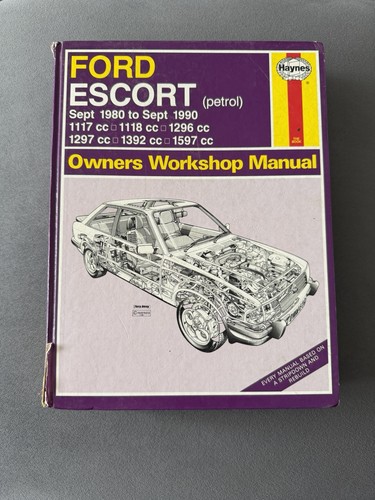 Haynes manual 686 ford escort - manual,