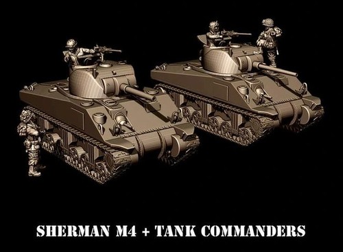 28mm wwii sherman - us,