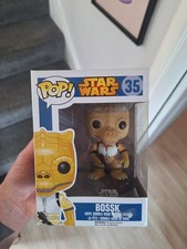Star Wars Funko Pop #35 BOSSK blue box RARE!!