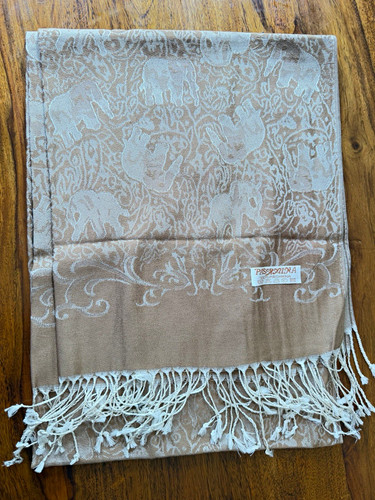 Pashmina jacquard elephant - jacquard,